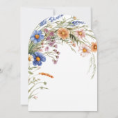 Arch Wildflower "Love in Bloom" Vrijgezellenfeest Kaart (Achterkant)