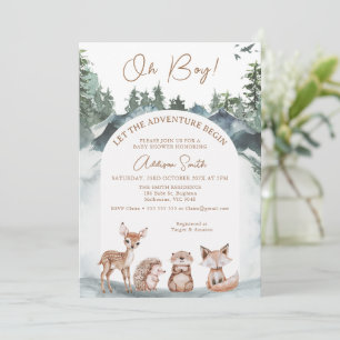Arch Woodland laat het avontuur beginnen met Baby  Kaart