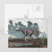 Archaeoceratops dinosaur briefkaart (Voorkant / Achterkant)