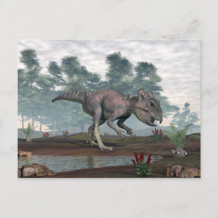 Archaeoceratops dinosaur briefkaart