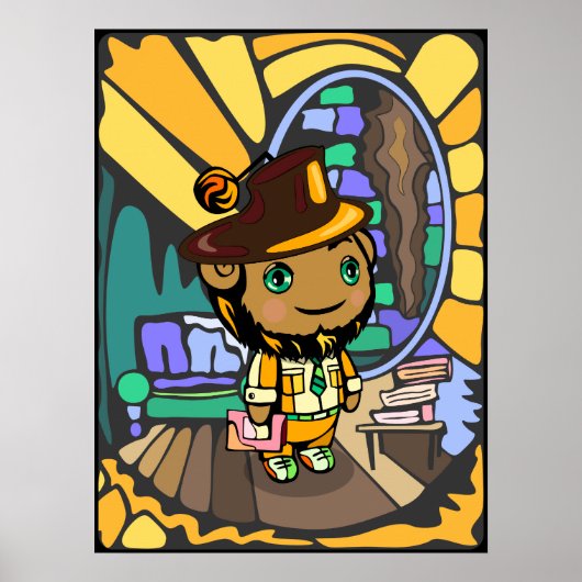 Archaeologist Poster (Voorkant)