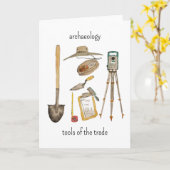 Archaeology Tools Card Kaart (Gele Bloem)
