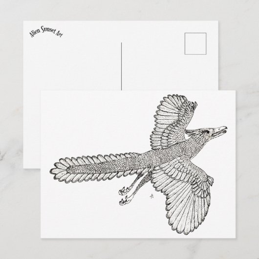 Archaeopteryx Briefkaart (Voorkant / Achterkant)