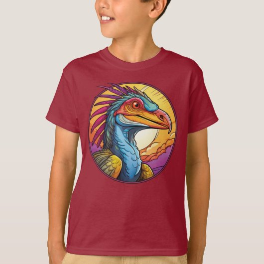 Archaeopteryx - Classic Dinosaur T-shirt T-shirt (Voorkant)