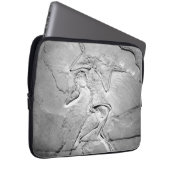 Archaeopteryx fossiel neopreen laptophoes van 13 i laptop sleeve (Voorkant Rechts)