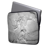 Archaeopteryx fossiel neopreen laptophoes van 13 i laptop sleeve (Voorkant Links)