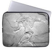 Archaeopteryx fossiel neopreen laptophoes van 13 i laptop sleeve (Voorkant)