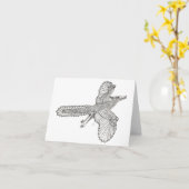 Archaeopteryx Kaart (Gele Bloem)