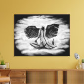 Archangel, Angel Uriel Canvas Afdruk (Insitu (Woonkamer))