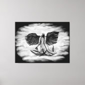 Archangel, Angel Uriel Canvas Afdruk (Voorkant)