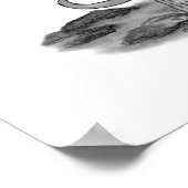 Archangel , Angel Uriel met Golem - Gargoyle Poster (Hoek)