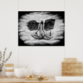 Archangel , Angel Uriel Poster (Keuken)