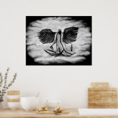 Archangel , Angel Uriel Poster (Keuken)