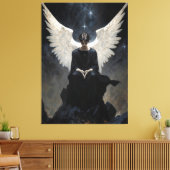 Archangel Azrael, Canvas Afdruk (Insitu (Woonkamer))