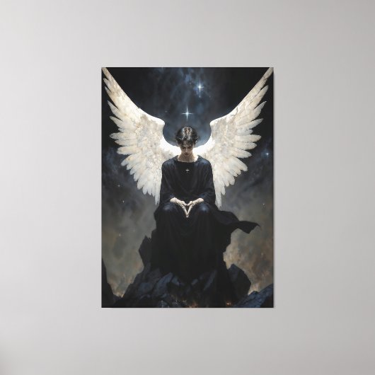 Archangel Azrael, Canvas Afdruk (Voorkant)