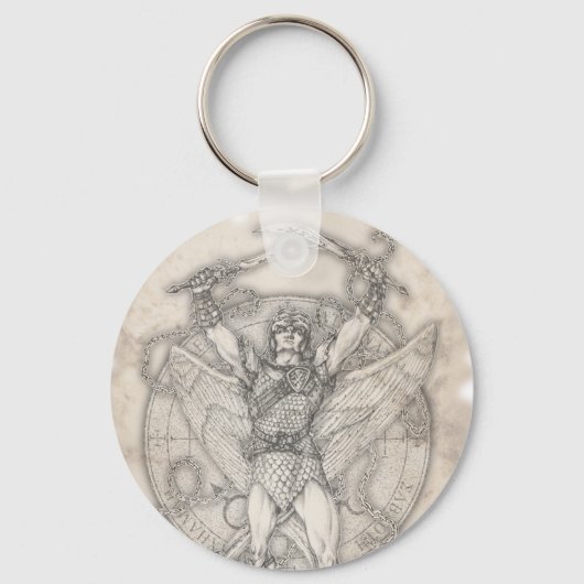 Archangel Camael Keychain (Voorkant)
