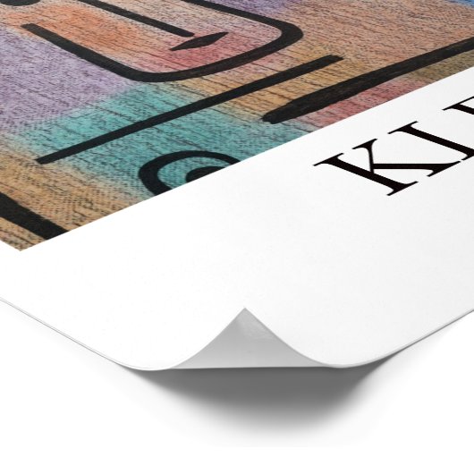 Archangel door Paul Klee Poster (Hoek)