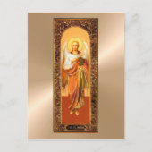 Archangel Gabriel Briefkaart (Voorkant)