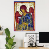 Archangel Gabriel Byzantine Vroege Christelijke Ku Poster (Thuiskantoor)