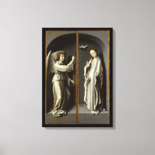 Archangel Gabriel; De Maagd Annunciate Canvas Afdruk