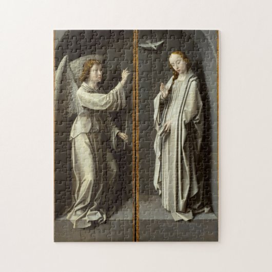 Archangel Gabriel; De Maagd Annunciate Legpuzzel (Verticaal)
