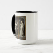 Archangel Gabriel; De Maagd Annunciate Mok (Voorkant links)