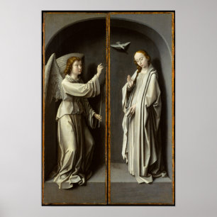Archangel Gabriel; De Maagd Annunciate Poster