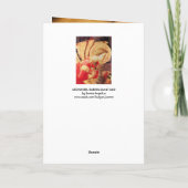 ARCHANGEL GABRIEL FEESTDAGEN KAART (Achterkant)