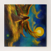 Archangel Gabriel, geschilderd door van Gogh Legpuzzel (Horizontaal)