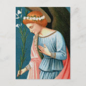 Archangel Gabriel, Lippi's aankondiging (Detail) Briefkaart (Voorkant)