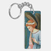 Archangel Gabriel, Lippi's aankondiging (Detail) Sleutelhanger (Voorkant Links)