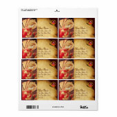 ARCHANGEL GABRIEL MONOGRAM ETIKET (Full Sheet)