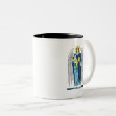 Archangel Gabriel Mug Tweekleurige Koffiemok (Voorkant rechts)