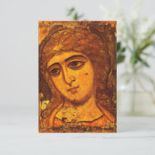 Archangel Gabriel Old Russian Angel Icon Byzantine Bedankkaart (Staand voorkant)