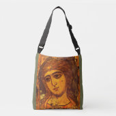 Archangel Gabriel Old Russian Angel Icon Byzantine Crossbody Tas (Voorkant)