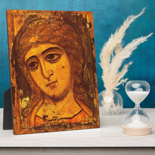 Archangel Gabriel Old Russian Angel Icon Byzantine Fotoplaat (Zijkant)