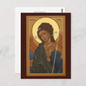 Archangel Gabriel Prayer Card Briefkaart (Voorkant / Achterkant)