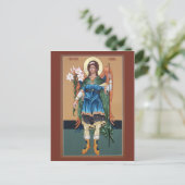 Archangel Gabriel Prayer Card Briefkaart (Staand voorkant)