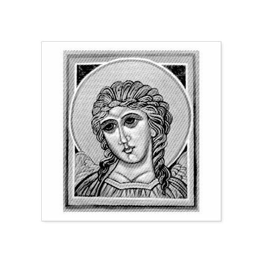 Archangel Gabriel Rubberstempel (Afrduk)