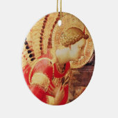 ARCHANGEL GABRIEL Ruby Gem stone Keramisch Ornament (Rechts)