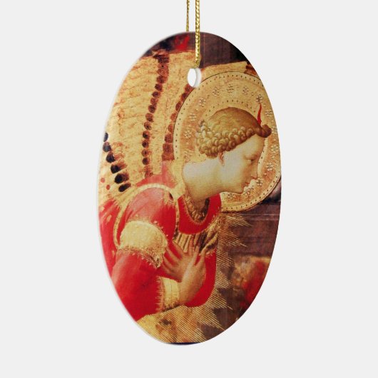 ARCHANGEL GABRIEL Ruby Gem stone Keramisch Ornament (Rechts)