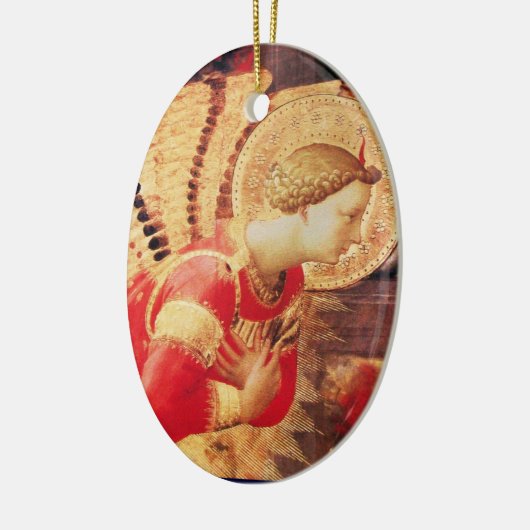 ARCHANGEL GABRIEL Ruby Gem stone Keramisch Ornament (Links)