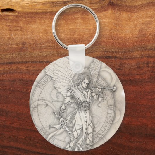 Archangel Gabriel Sleutelhanger (Voorkant)