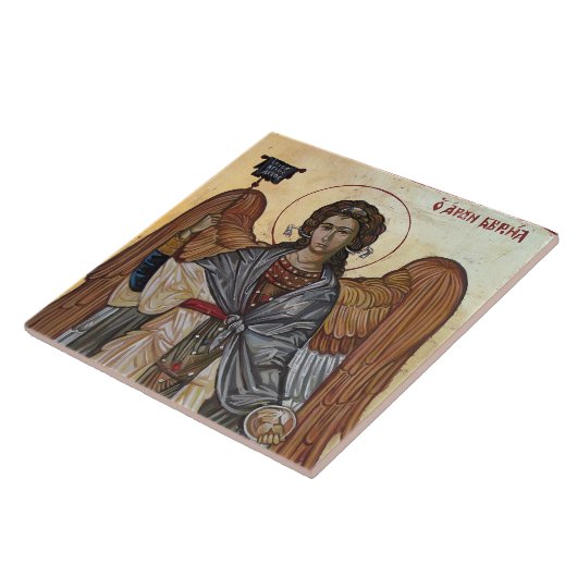 Archangel Gabriel Tegeltje (Zijkant)