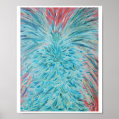 Archangel Haniel Energy art poster, 8 x 10 inch Poster (Voorkant)