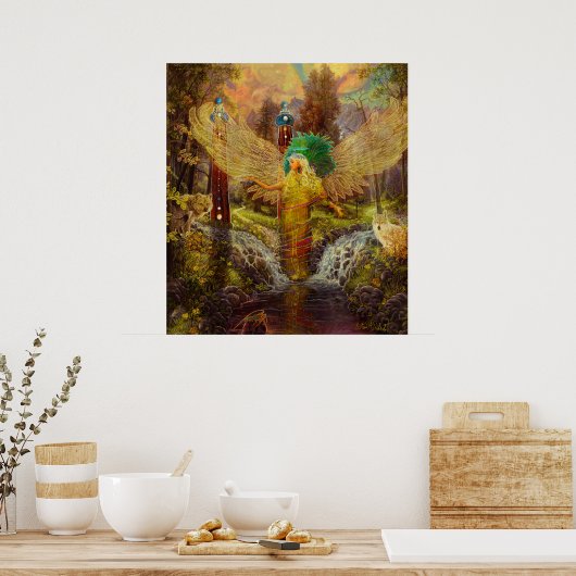 Archangel Haniel Poster (Keuken)