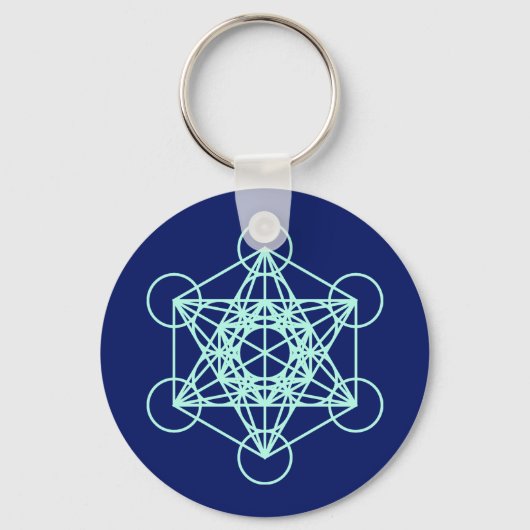 Archangel Metatron Sacred Geometry Sleutelhanger (Voorkant)