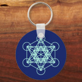 Archangel Metatron Sacred Geometry Sleutelhanger (Voorkant)