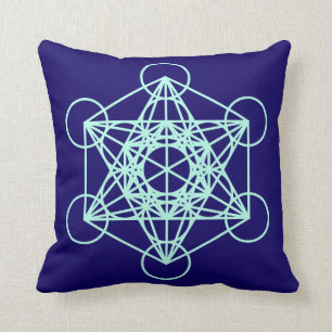 Archangel Metatron Sacred Geometry Square Pillow Kussen