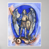 "Archangel Michael"-2, Poster 30,90 cm x 23,41 cm (Voorkant)